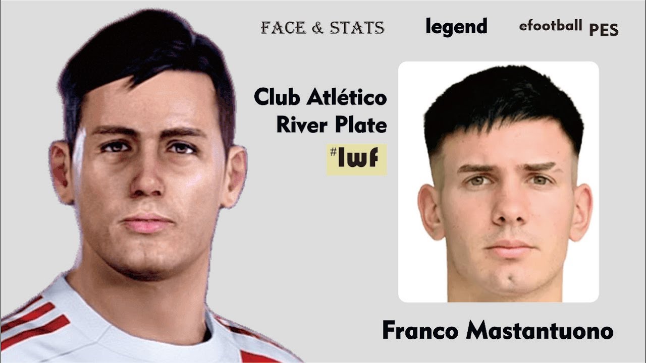 Franco Mastantuono FACE & STATS eFootball PES 2021 2020