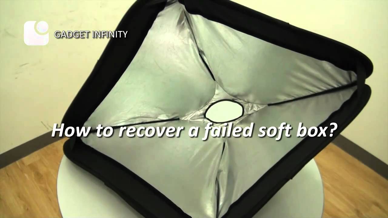 Foldable Soft Box and Reflector in Use