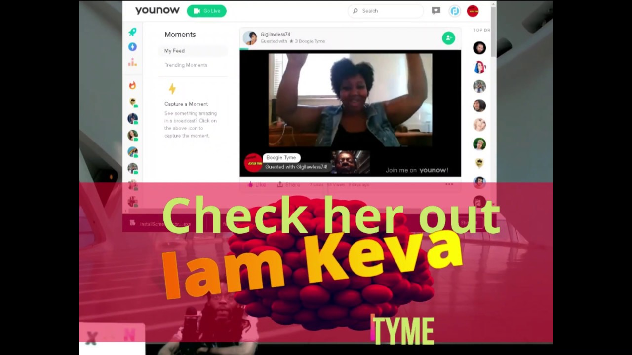 Stream to Younow and YouTube same time Build your viewers # Iam Keva