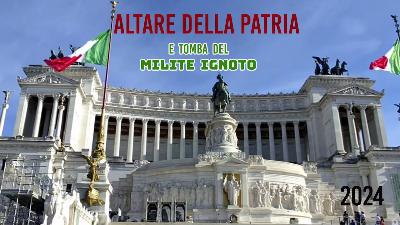 Altare Della Patria and its museum .Tomba del Milite Ignoto.
