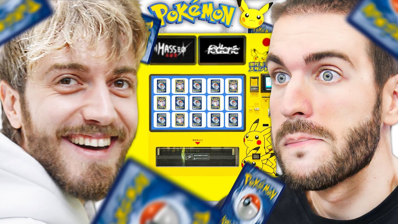 SFIDO MASSEO A CHI TROVA LA CARTA PIU RARA NEI DISTRIBUTORI DI CARTE POKEMON!