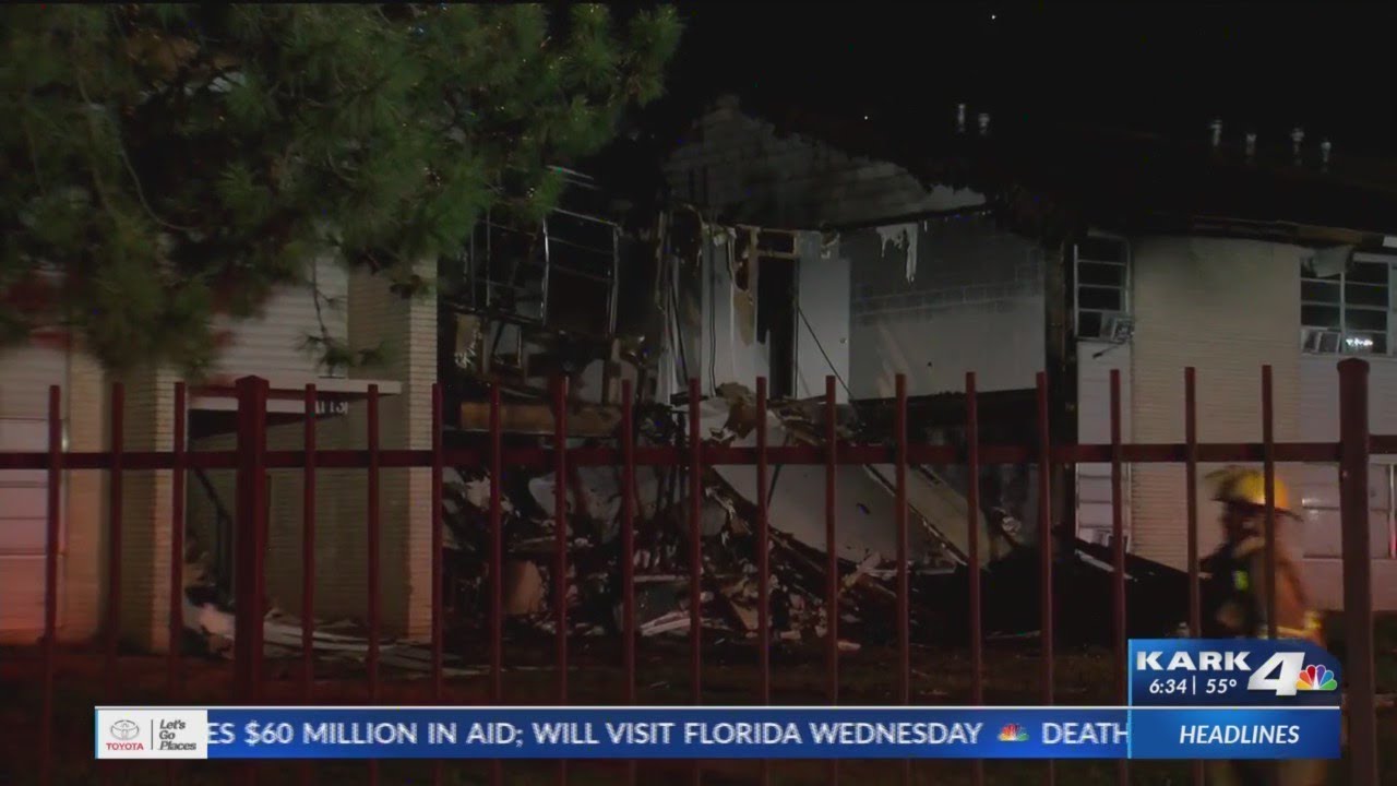 North Little Rock police & fire crews on scene of deadly apartment fire
