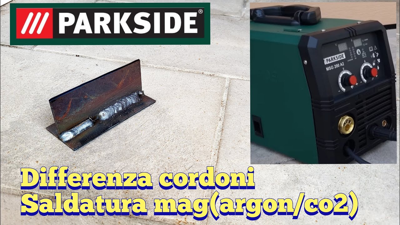 DIFFERENZA CORDONI PARSKIDE PMSG 200 A2 SALDATURA MIG/MAG | LIDL WELDING