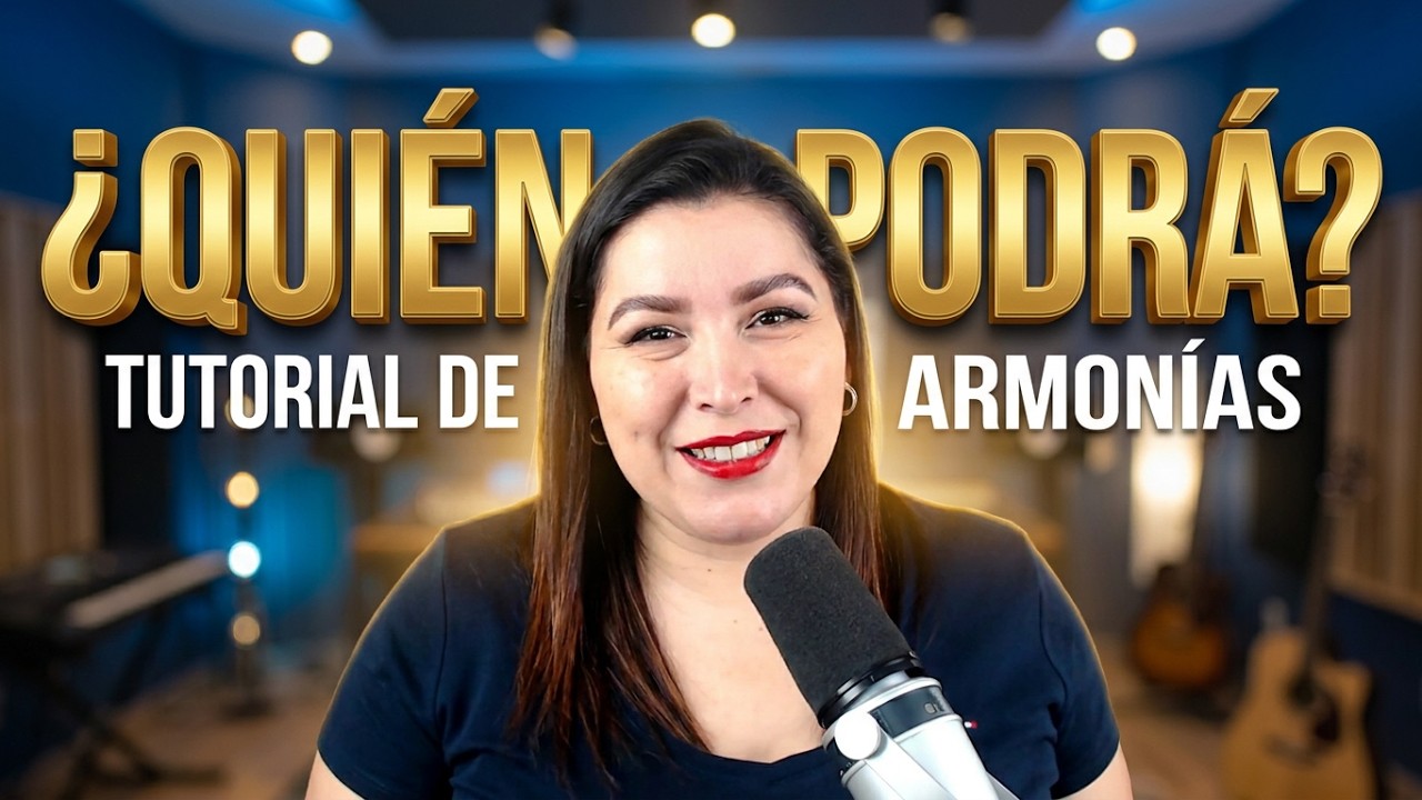 ¿QUIÉN PODRÁ? - VOCES (Averly Morillo) Tutorial de armonías