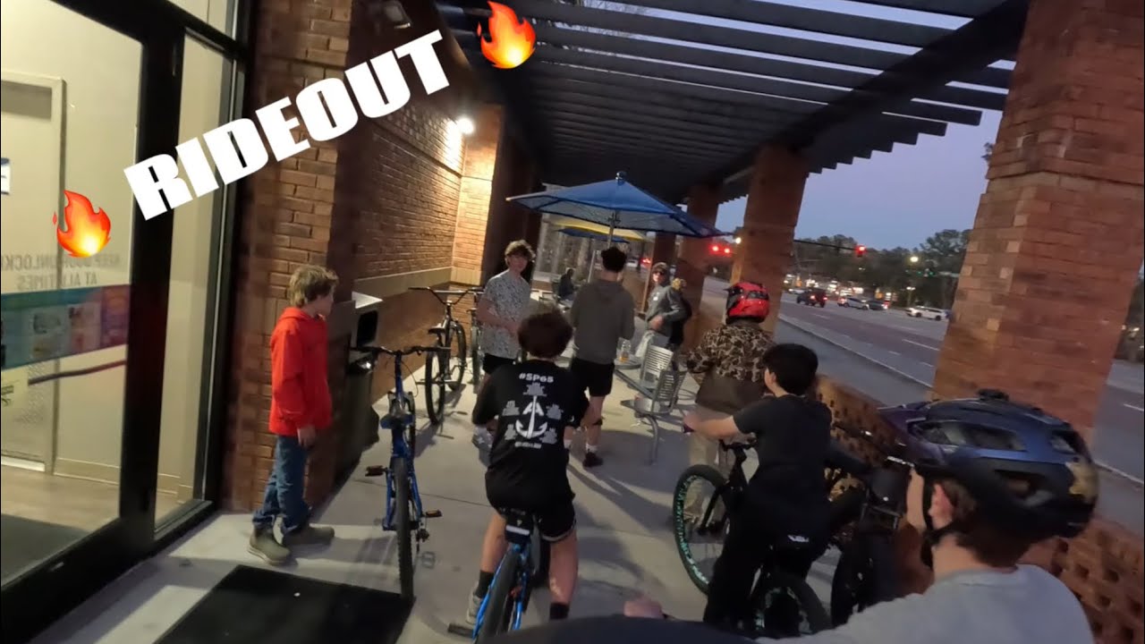 I rode my MTB in a RIDEOUT! 🔥Wheelies🔥