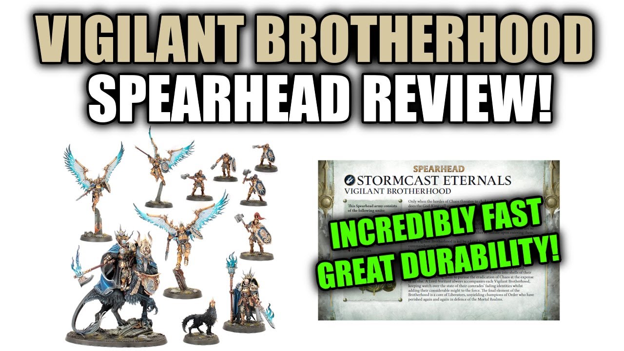 Обзор Stormcast Eternals Vigilant Brotherhood Spearhead! │ Warhammer Age of Sigmar 4th Edition