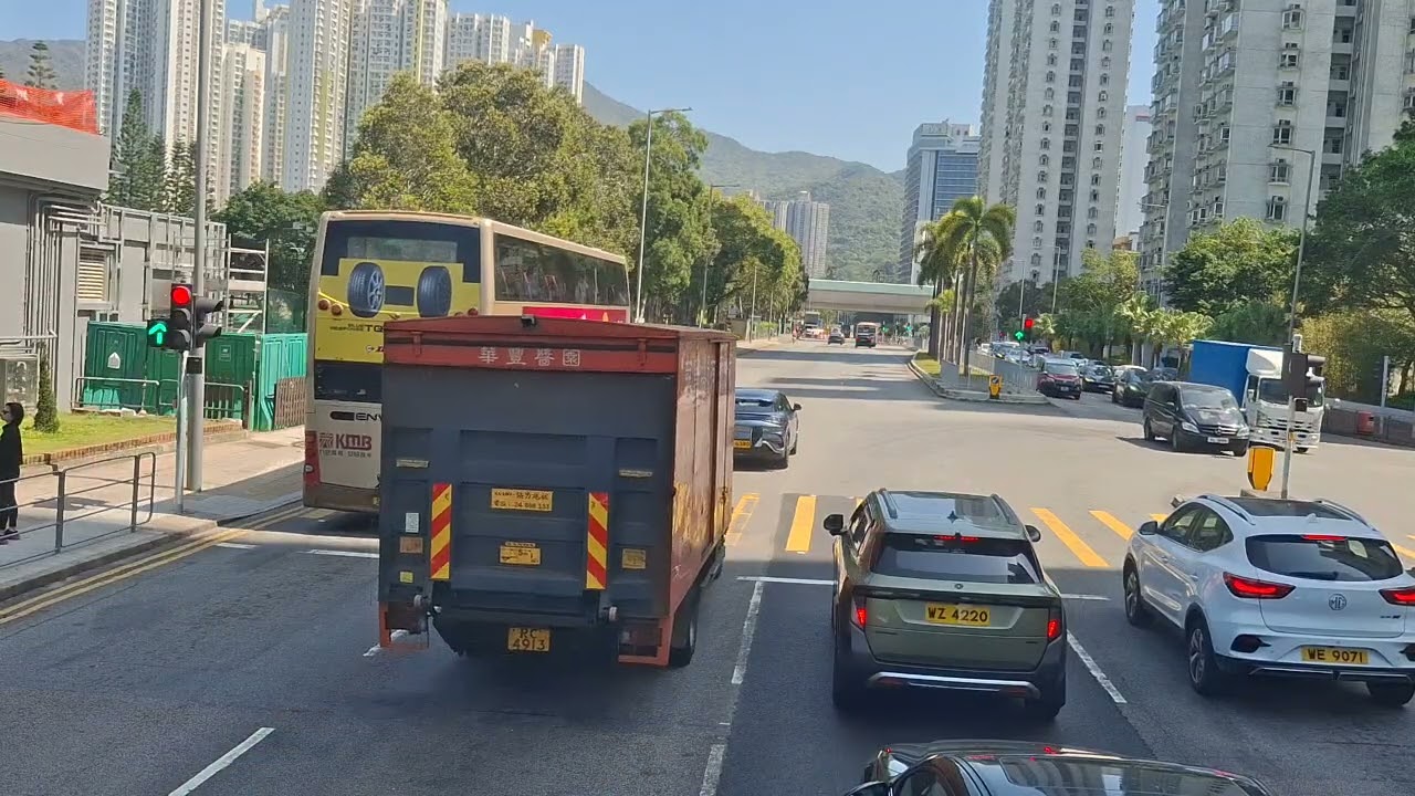 車隊編號PV9303 KMB 89X 沙田往觀塘翠屏道