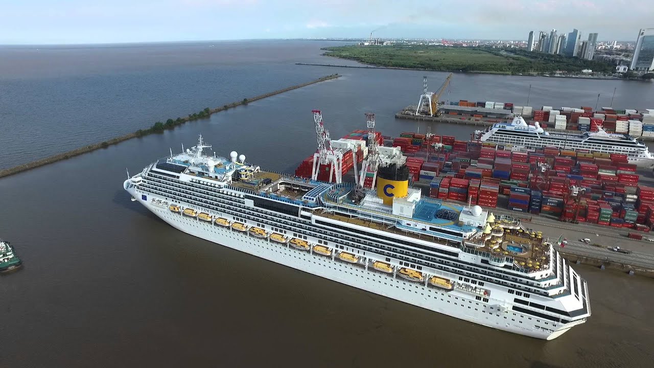 Partida del Costa Fascinosa del Puerto Buenos Aires - 29 de Febrero 2016 - Parte 1