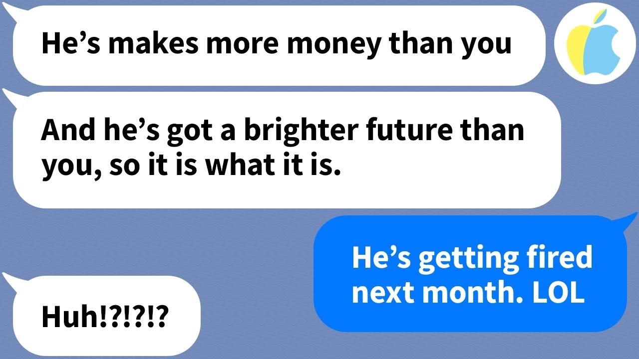 【Apple】My fiancee left me after I got demoted... 6 months later, she's marrying my former boss...