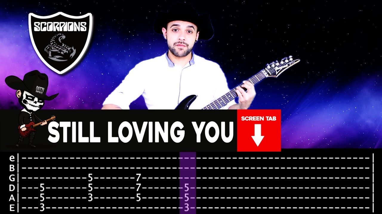 【SCORPIONS】[ Still Loving You ] cover by Masuka | LESSON | GUITAR TAB