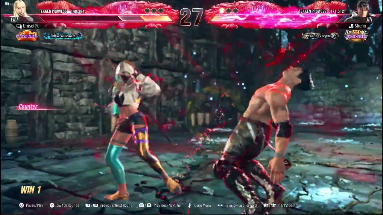 Lili (Unisol) vs Jin (Spammer) - Tekken 8 Gameplay