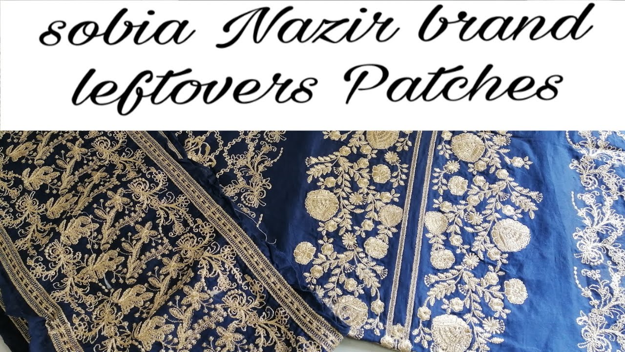 Aneela's & Maria b luxury leftovers Patches ✨ Branded Patches sales 