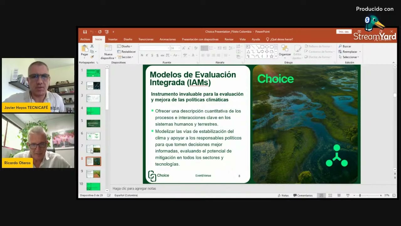 CHOICE Pilot in Colombia: Sustainable Coffee Production for climate action (webinar recordings)