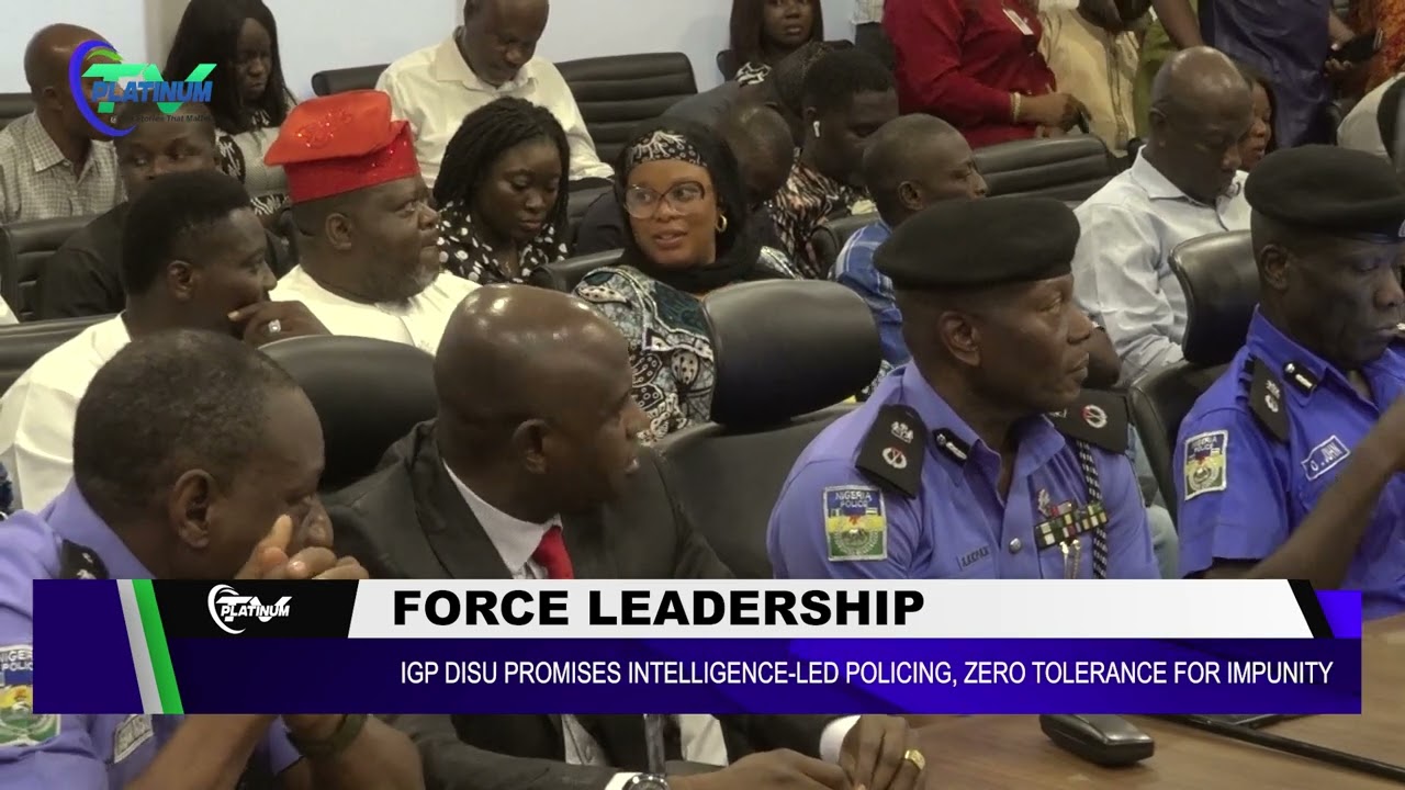 FORCE LEADERSHIP IGP Disu Promises Intelligence-Led Policing, Zero Tolerance for Impunity