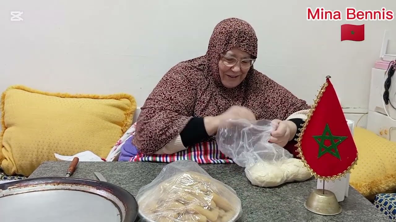 كعب الغزال بكيلو ديال لوز (تحت الطلب) مع مينة بنيس 🇲🇦