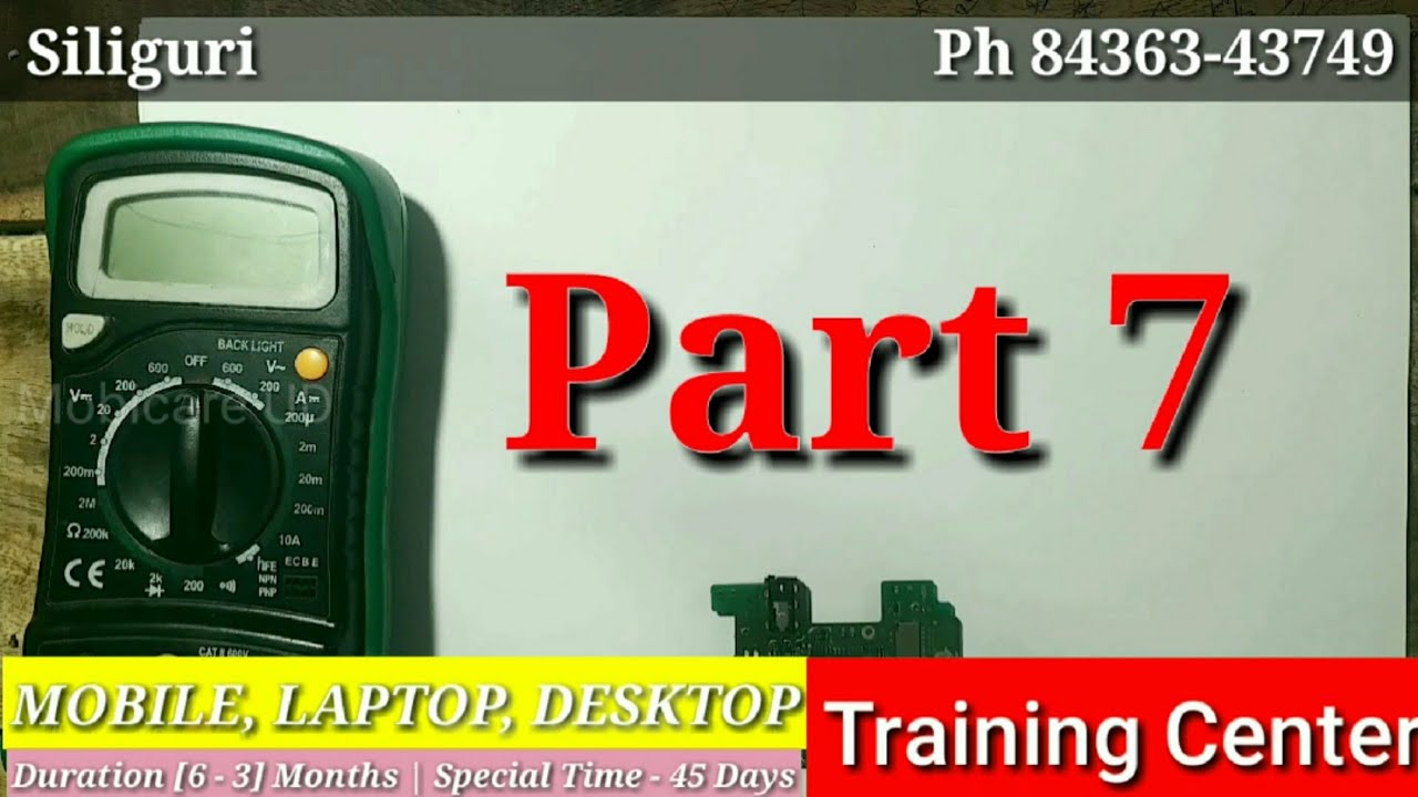 Chip Level Mobile Repairing Training in Siliguri | Part 7 | Mobicare UD?
