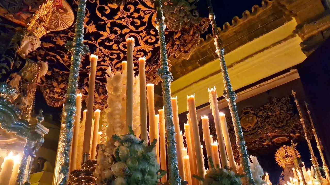 Entrada de la Virgen del Amparo (Sed) en la capilla de la Yedra - Traslado Magna de Jerez -BM Arahal