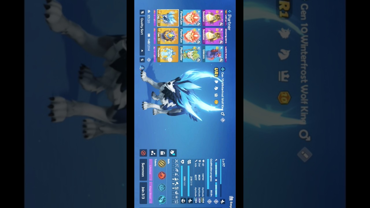 Lightus!  ice wolf evolution 