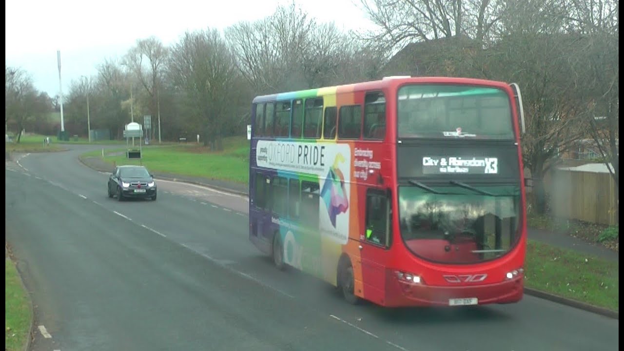 Oxford bus X3 from Barton to Abingdon