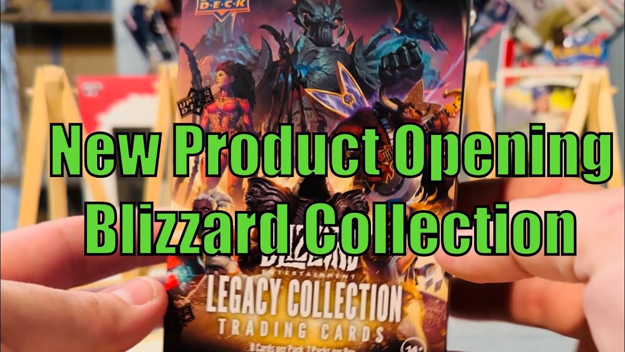 Opening Blizzard Legacy Collection Trading Cards. World of Warcraft, Starcraft, Overwatch and more!