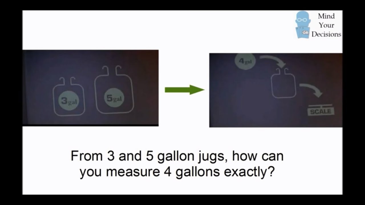 Can You Solve The DIE HARD Water Jug Riddle?
