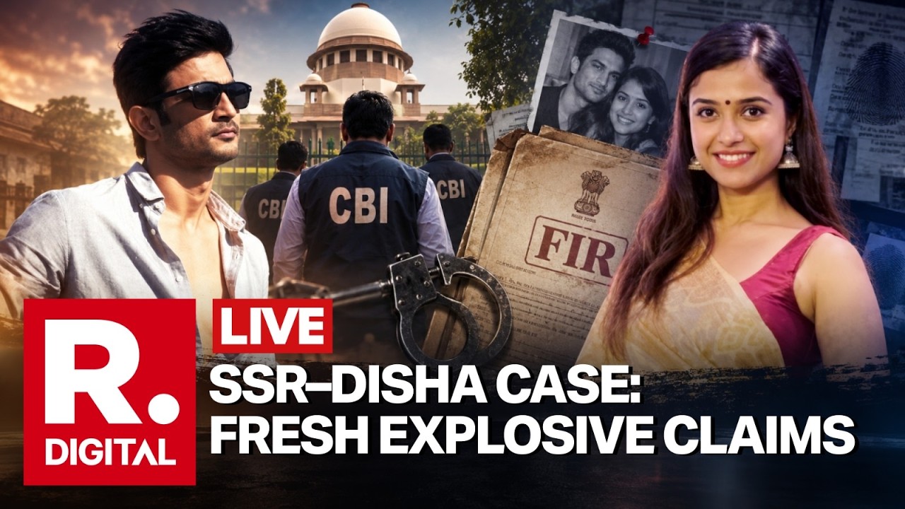 LIVE | SSR&ndash;Disha Case: Fresh Explosive Claims Raise New Questions | Double Murder Link?