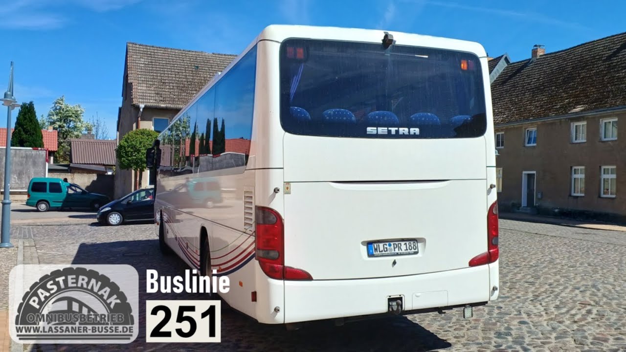 Pasternak | Mitfahrt Bus 251: Wolgast Bhf - Lassan Markt | Setra S 416 GT