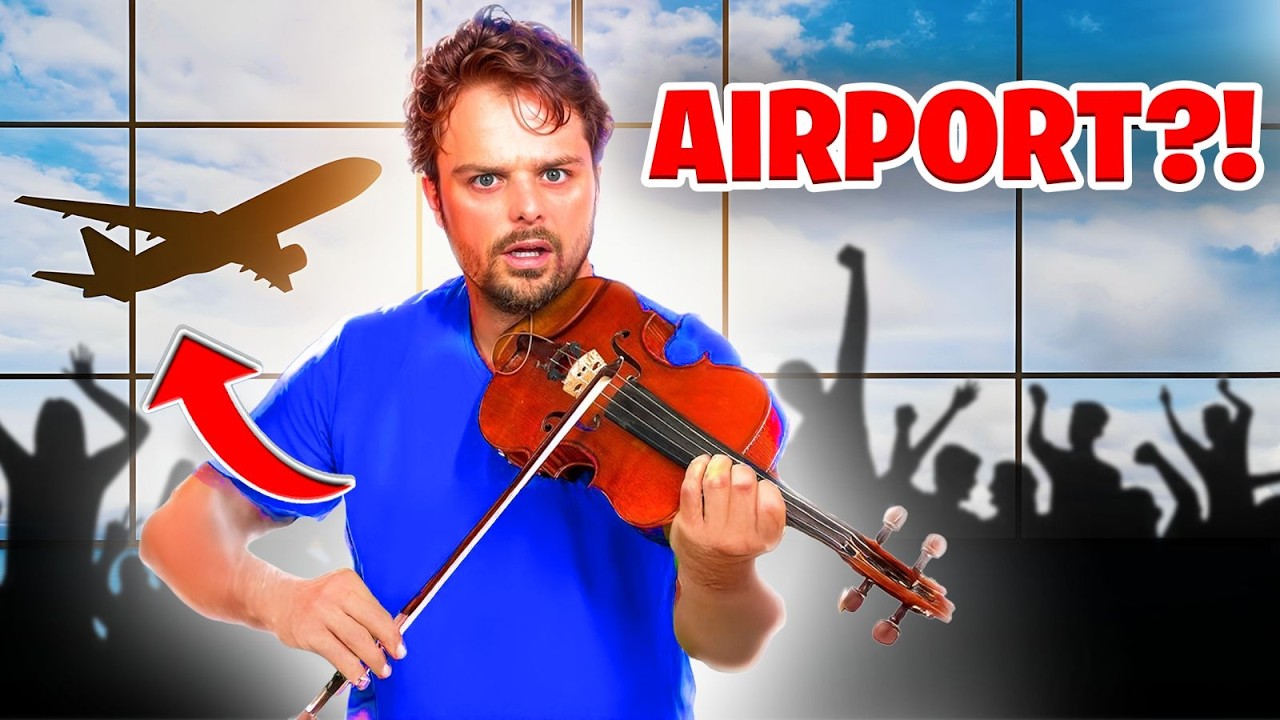 I Got Stuck at an Airport So I Gave a Concert