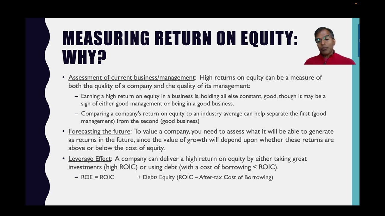 Return on Equity (ROE): Dataset Support