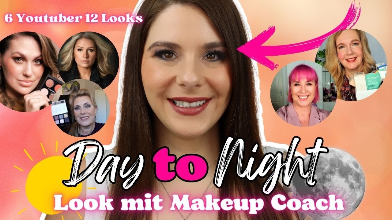 DAY ☀️ to NIGHT 🌘 Look mit Makeup Coach | 6 Youtuberinnen 12 Looks | Schikitas Place