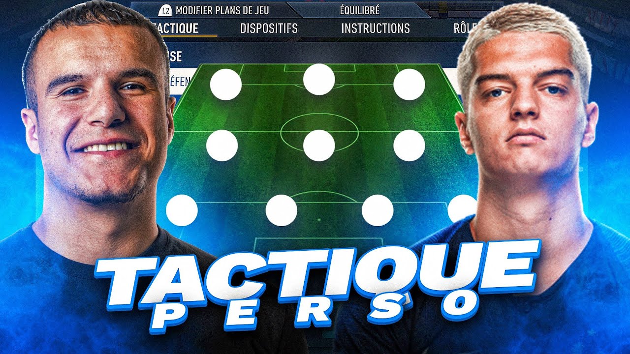 LA TACTIQUE PERSO ET FORMATIONS DU CHAMPION DE FRANCE ! FIFA 23