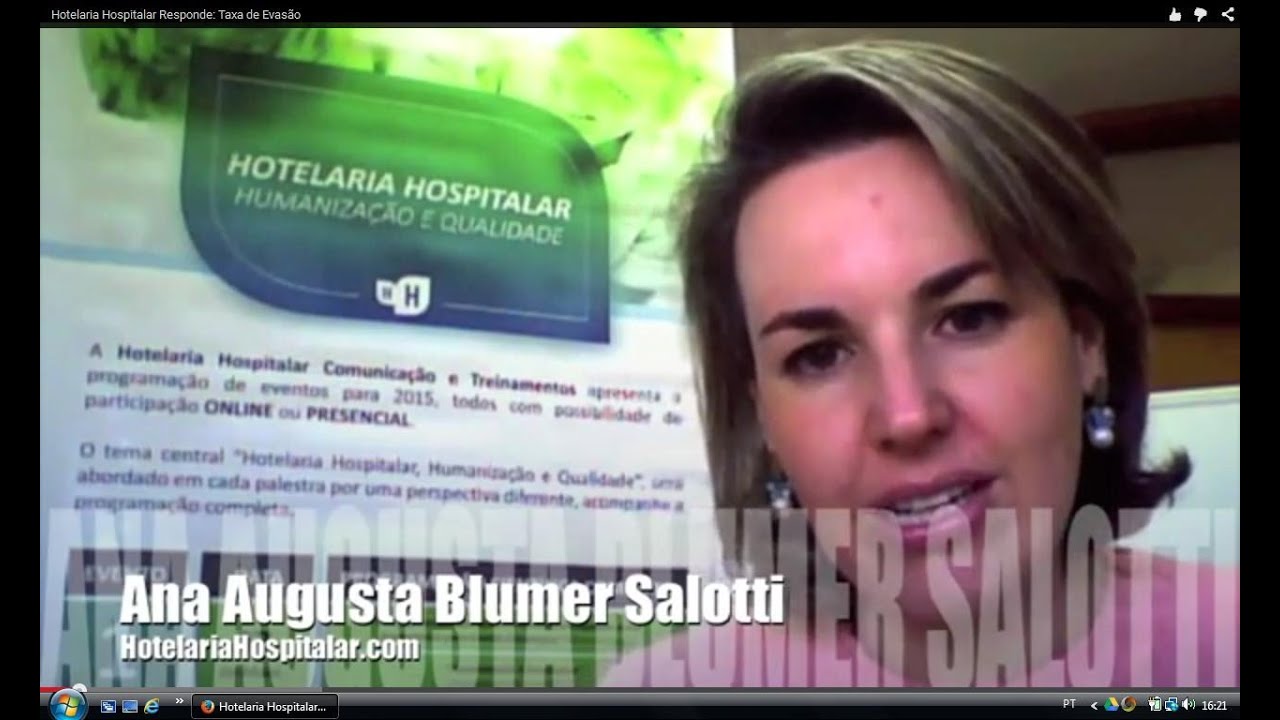 Hotelaria Hospitalar Responde: Taxa de Evasão