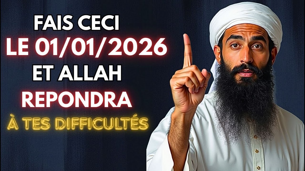 🌙 FAIS CECI LE 1er JANVIER 2026… ET ALLAH RÉPONDRA À TES DIFFICULTÉS | ISLAM