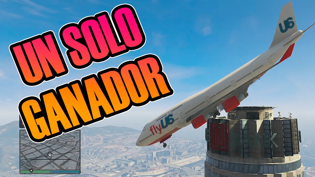 GTA V ONLINE | 6 MEGA AVIONES Y UN SOLO GANADOR | NEXXUZ, VALLE, ELYAS, ÁNGEL Y MÁS | Josemi