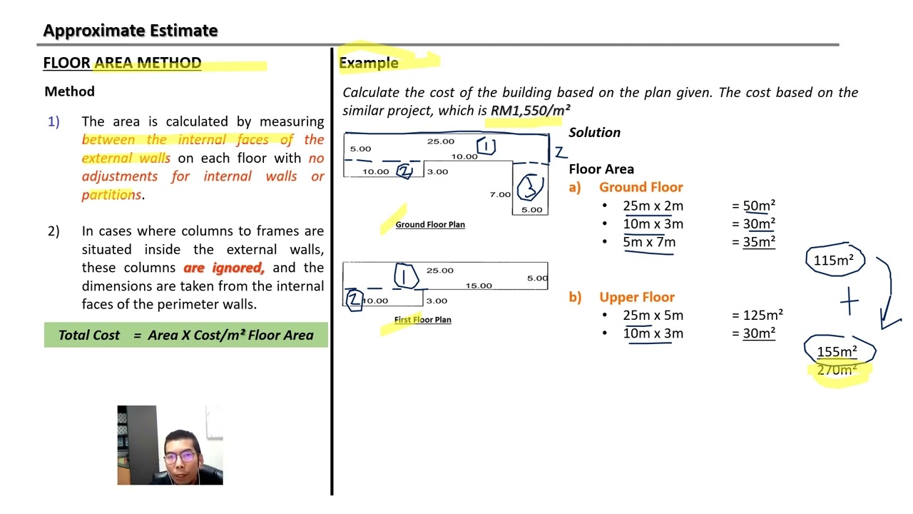 Lecture 9   Floor Area Method