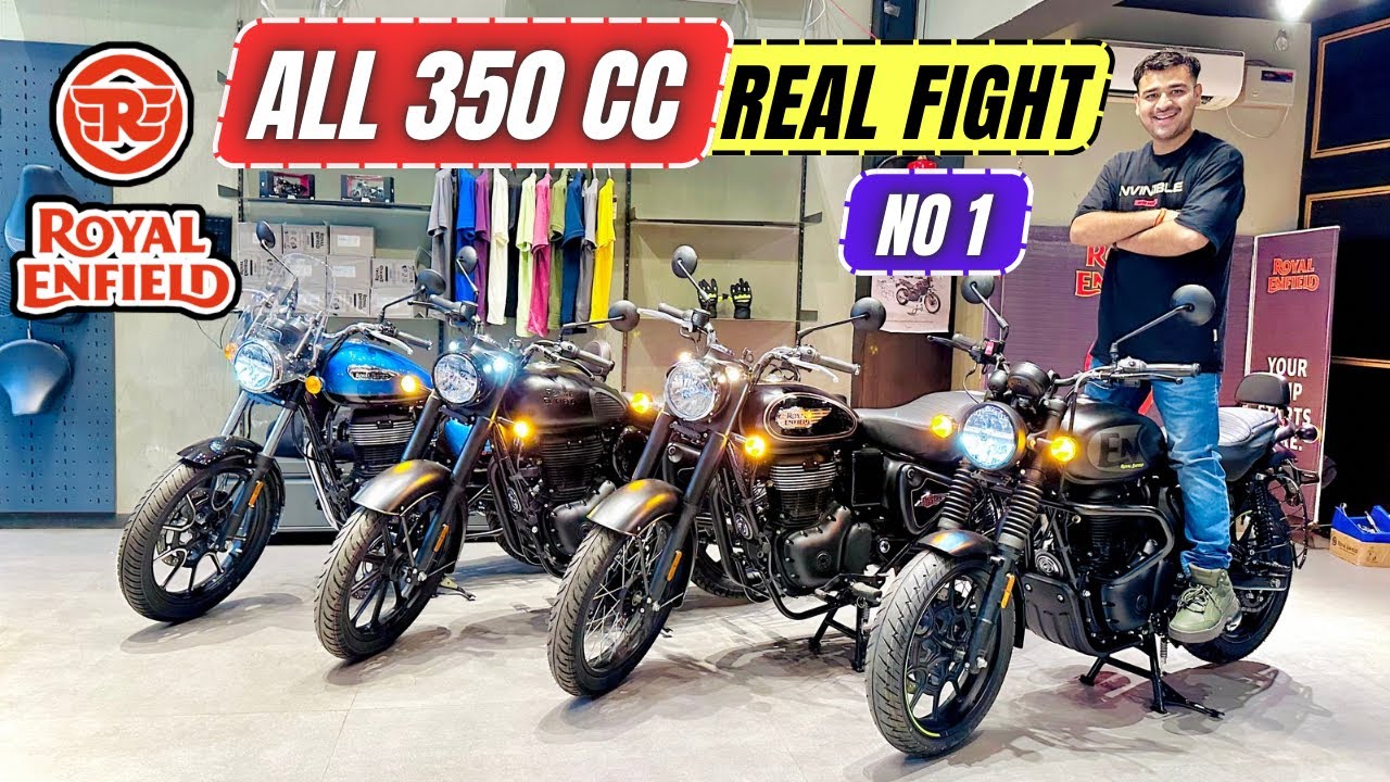 2026 No 1 ✅ Royal Enfield 350 CC All Bikes : Real Fight 🔥 Bullet vs Classic vs Hunter vs Meteor 350