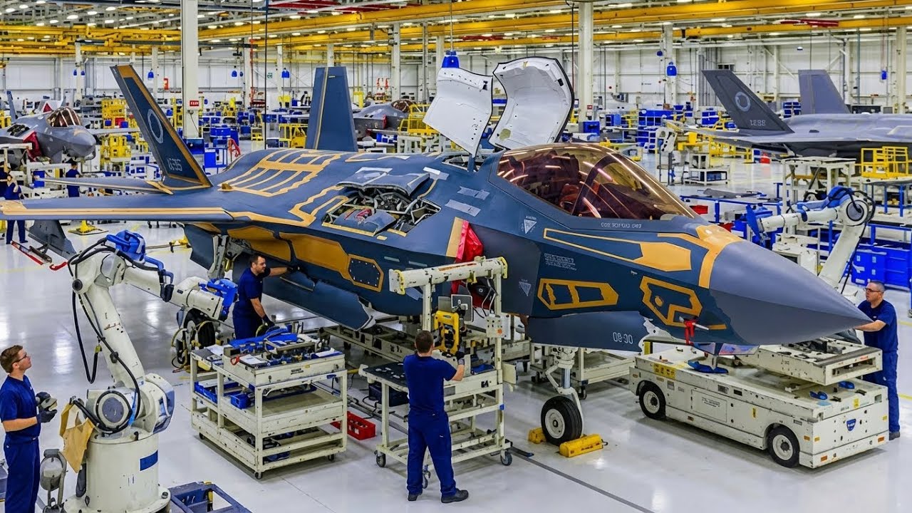Inside the Secret F-35 Factory – How the World’s Most Feared Fighter Jet Is Built