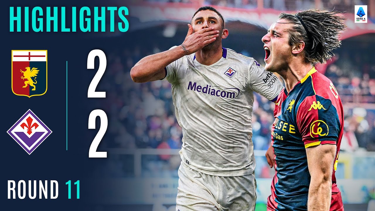 GENOA-FIORENTINA 2-2 | HIGHLIGHTS | Spoils Shared In Four-Goal Thriller | Serie A 2025/26
