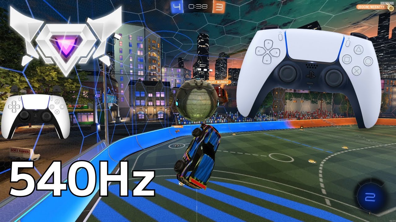 PS5 Controller ASMR 😴 Rocket League Ranked 🏆 Satisfying 360 FPS 4K