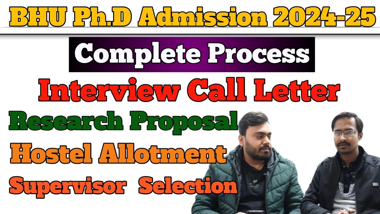 BHU Ph.D Admission 2025 || Interview and Call letter || Hostel Allotment #bhu #bhucampus #bhuphd