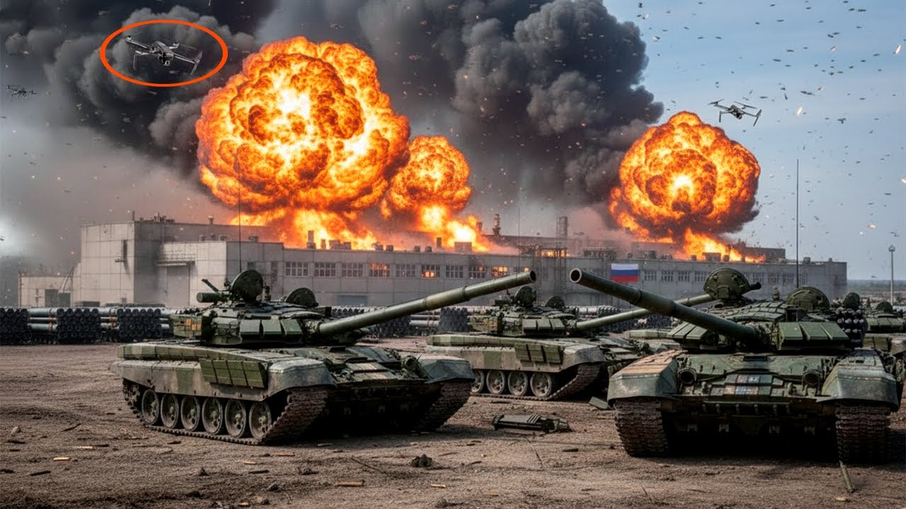 Ukrainian Drones STRIKE Russia&rsquo;s Largest Tank Factory &ndash; Then THIS Happened&hellip;! #ukraine