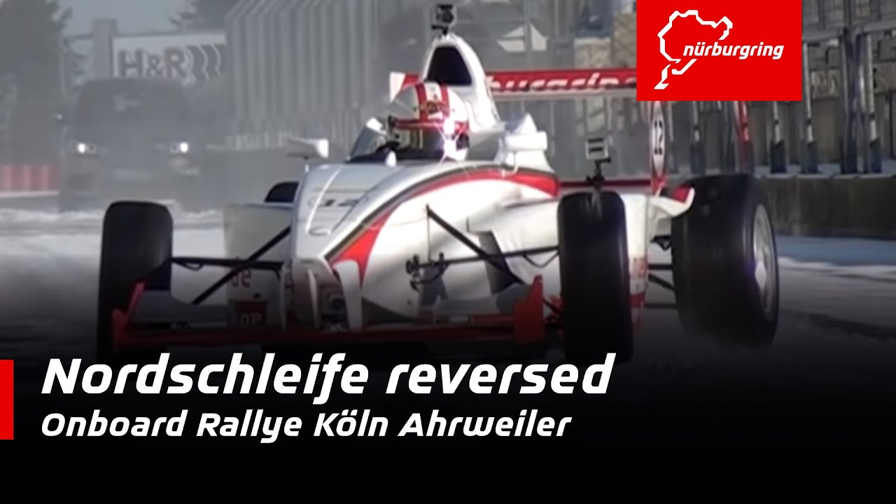 NÜRBURGRING onboard | Formel-Fahrzeug vs.Schnee auf der Nordschleife