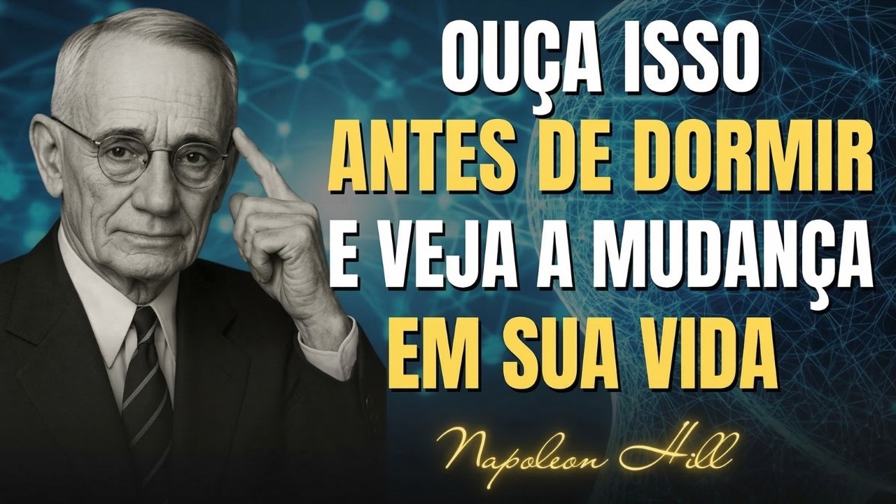 Ouça essa mensagem HOJE à noite: Programe sua mente para a abundância | Napoleon Hill