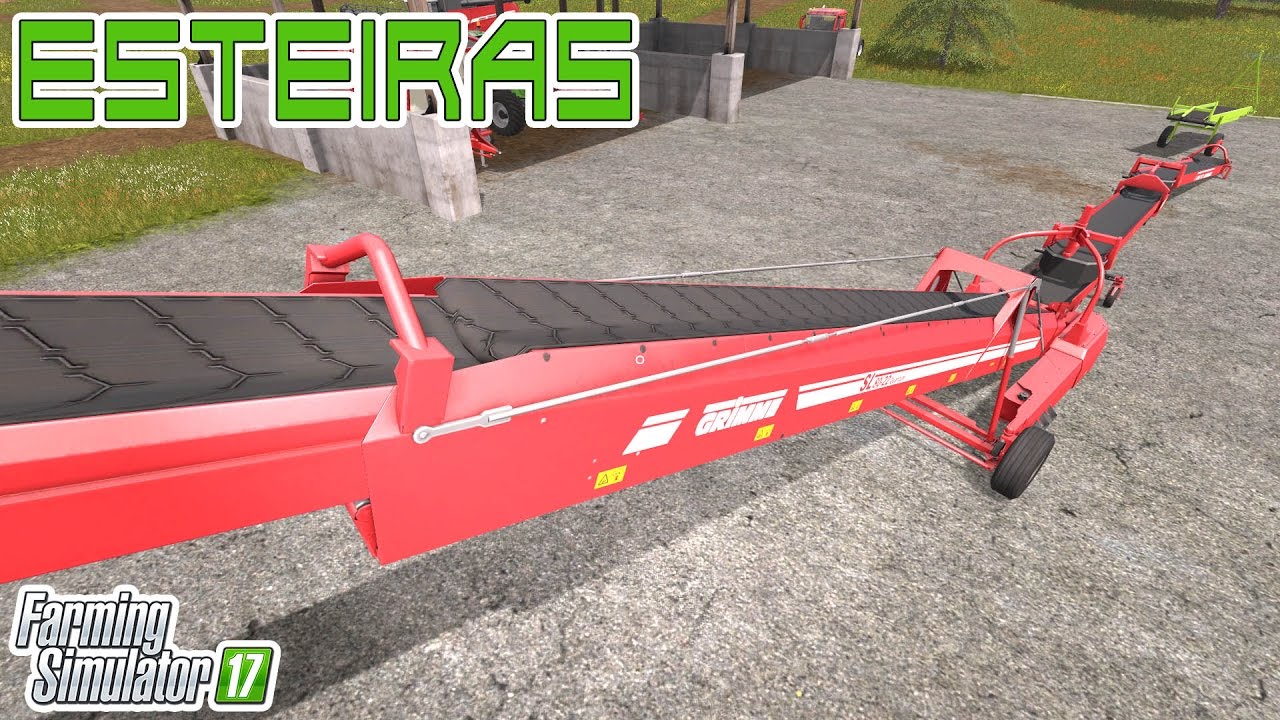 Farming simulator 2017: Como usar as esteiras.