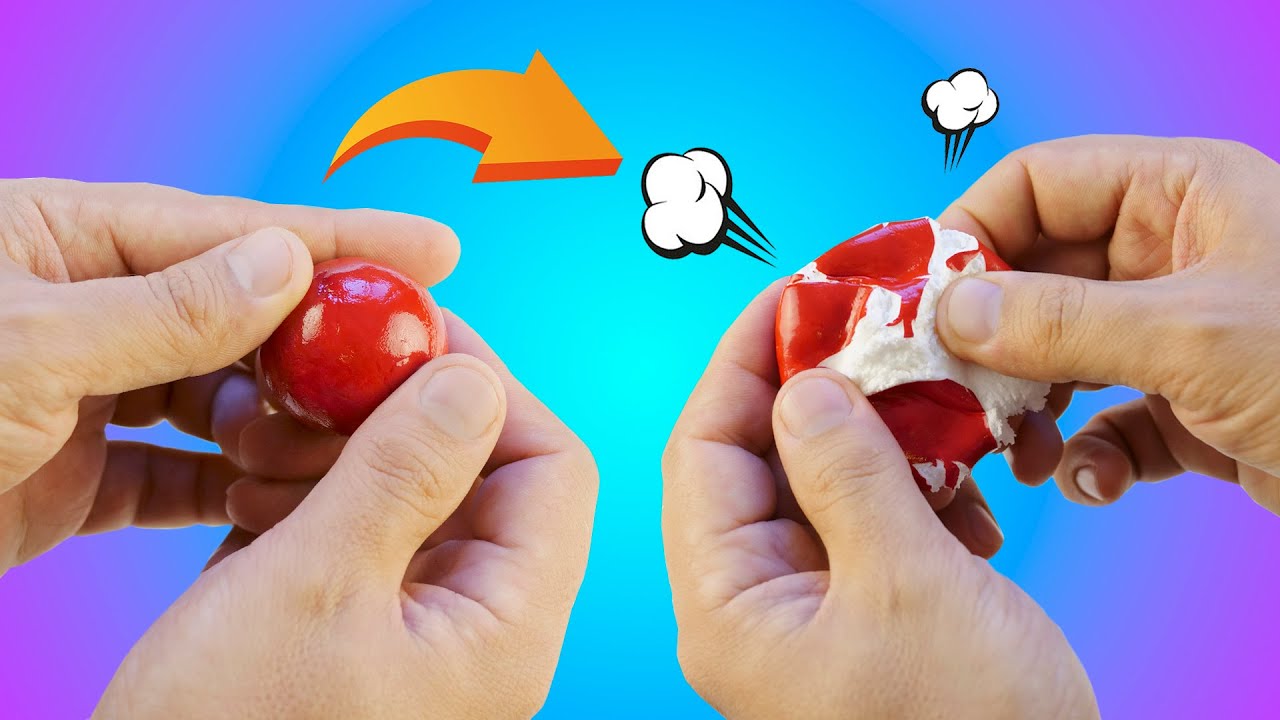 NI ARCILLA O PINTAUÑAS! Cómo crear crackle balls para ASMR / Nuevos métodos