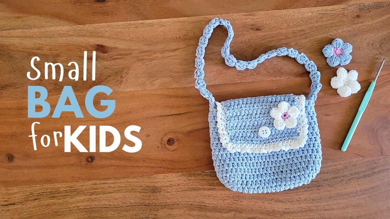 Easy Crochet an Adorable Small Purse for Kids &ndash; Step-by-Step