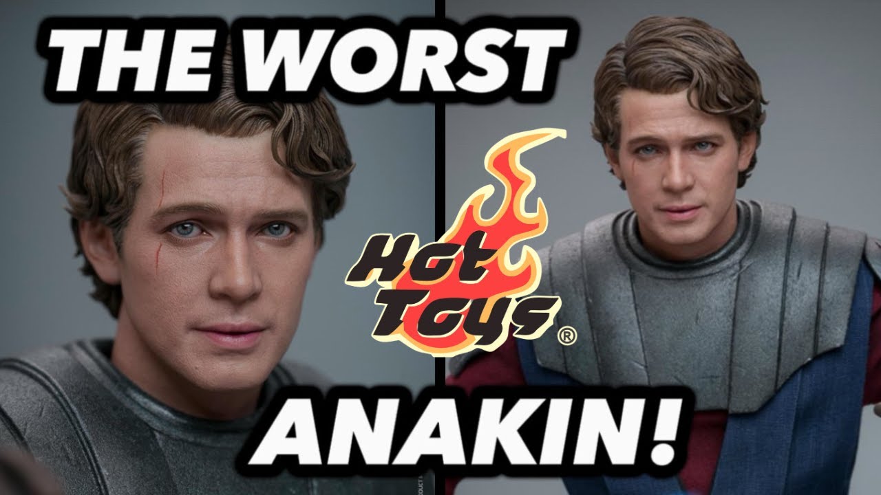 The WORST Hot Toys Anakin EVER! Anakin Skywalker Clone Wars 1/6 Figure Ahsoka Announcement