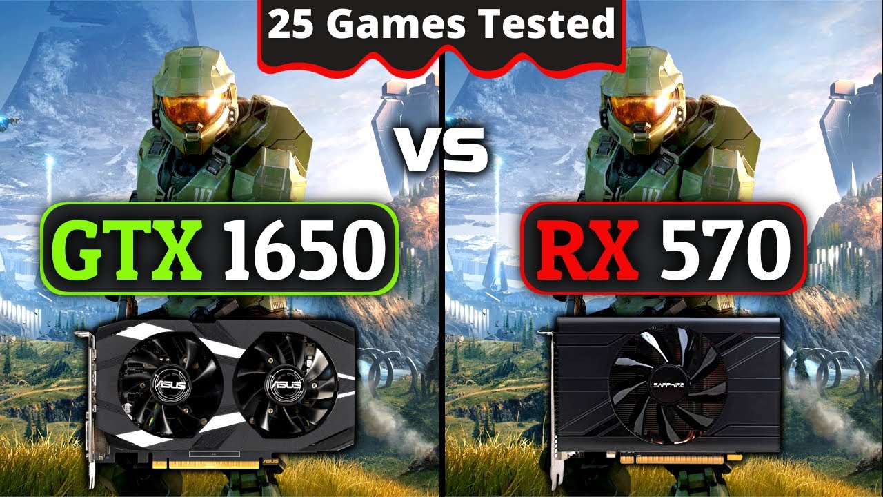 GTX 1650 vs RX 570 | 25 Games Tested!