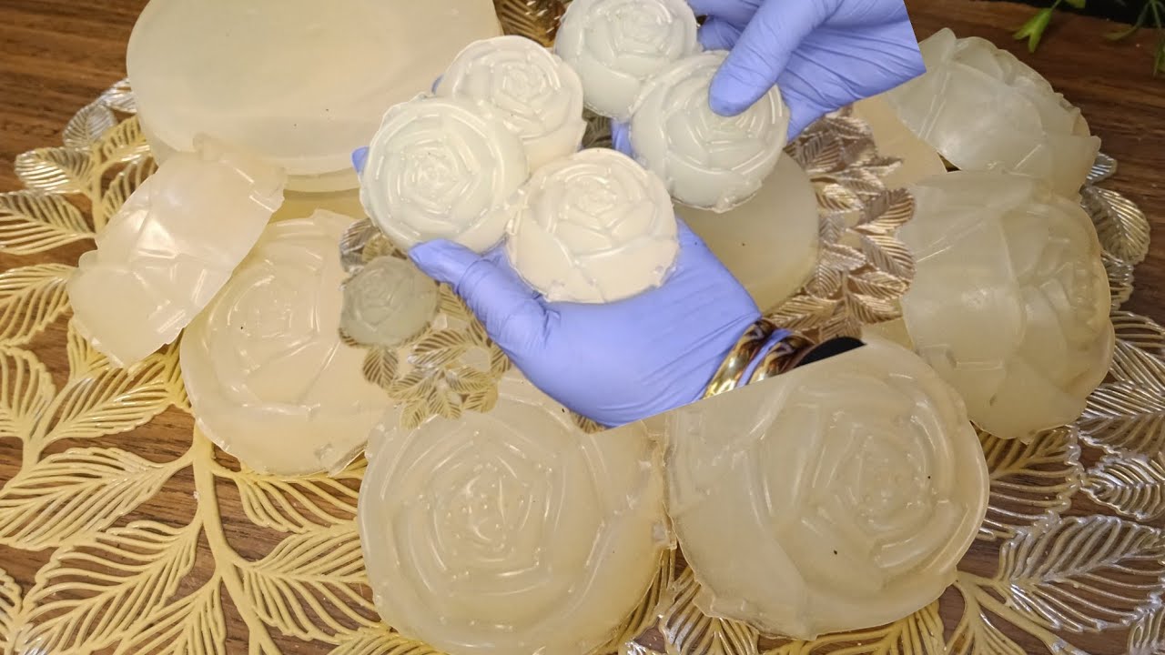  صابون الجلسرين الشفاف فى 5خمس دقائق بمنتهي السهولة واليسر Soap Clear glycerin الجلسرين 