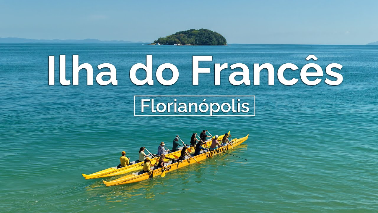 FOMOS REMANDO até a Ilha do Francês (Florianópolis)